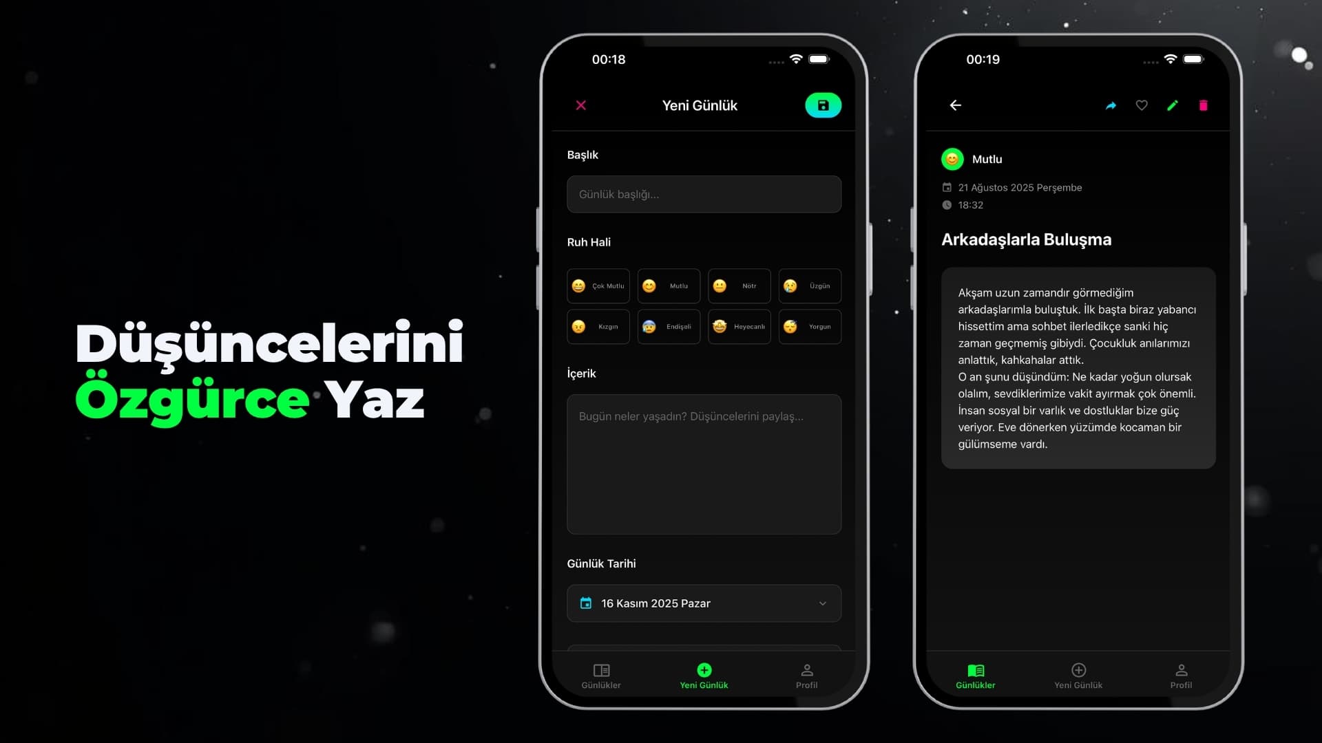Günlük App - Görsel 2