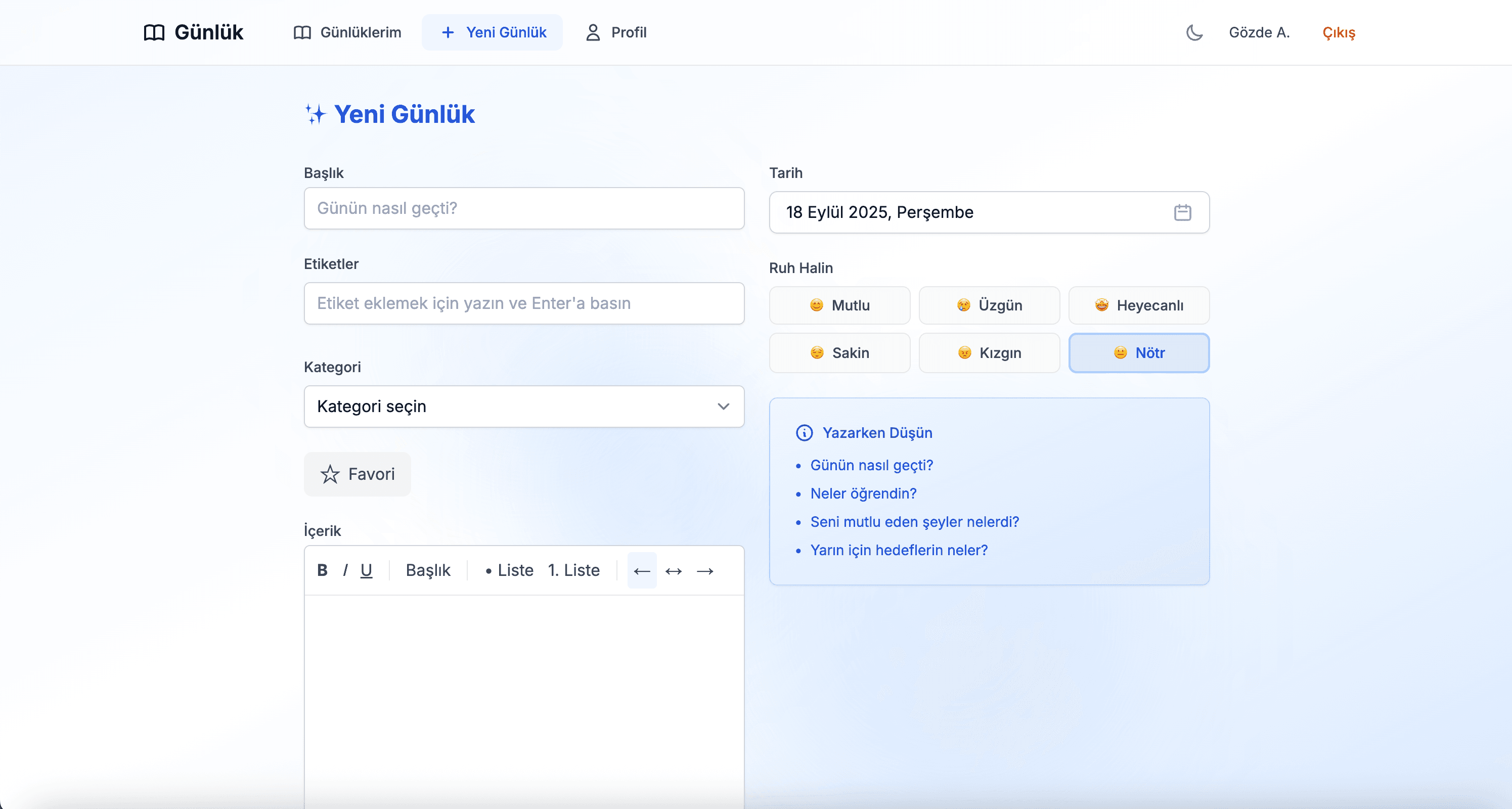 Günlük - Görsel 1
